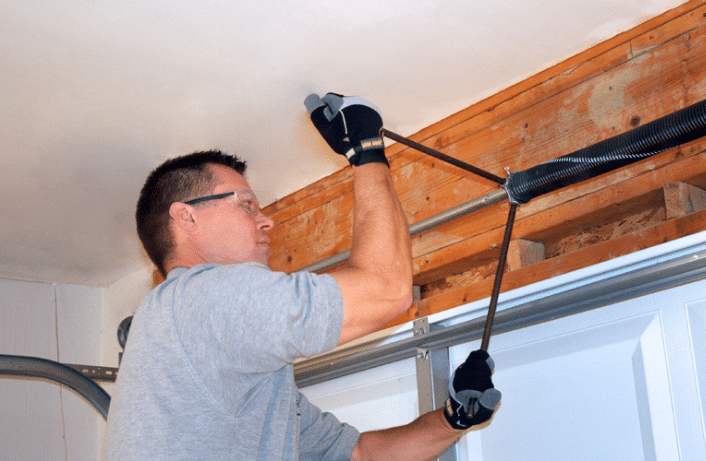 expert tightening garage door springs
